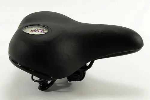 WOW Gelsattel 24 x 20 cm City-Fahrradsattel Komfortsattel Tourensattel schwarz