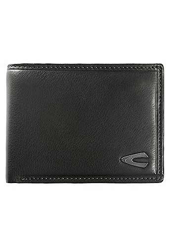 camel active Vegas Herren Geldbörse Klein Querformat - Herren-Geldbörse im kompakten Querformat aus hochwertigem Leder mit RFID-Schutz für sichere Kreditkarten. Ideal für den modernen Lifestyle.