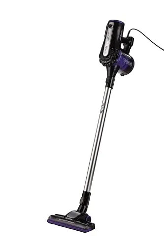 Ariete 2359 Handy Force RBT, kabelgebundener elektrischer Besen 2 in 1 Staubsauger und Krümelsauger, 600 W, HEPA-Filter, beutellose Zyklontechnologie, motorisierte Bürste, Flieder