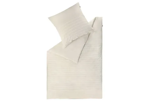 Musterring Wendebettwäsche MR-Simple beige, 155x220 cm - Bettwäsche in Creme und Beige, pflegeleicht und atmungsaktiv, ideal für unbeschwerten Schlaf. Schadstoffgeprüft mit Oeko-Tex® Standard 100, perfekt für Allergiker.