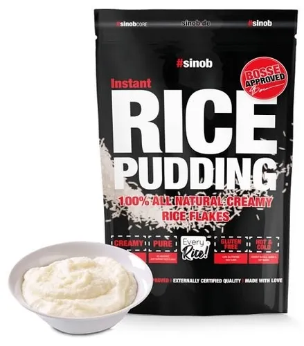 Instant Rice Pudding 3000 g - Cremiger Snack für Fitness und Ernährung - Cremiger Instant Rice Pudding, glutenfrei und vegan. Ideal als energieliefernder Snack für Sportler oder als gesunde Zwischenmahlzeit. Perfekt kombinierbar für individuelle Proteinbedürfnisse.