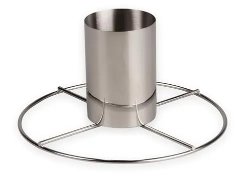 BBQ Collection Hähnchenbräter Geflügelhalter Chicken Griller, Edelstahl, 20 x 20 x 10 cm