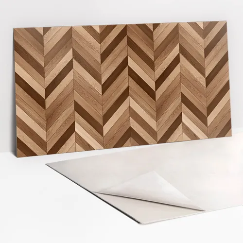 PVC-Vinyl-Wandverkleidung Selbstklebendes Dekor 100x50 Holzparkett