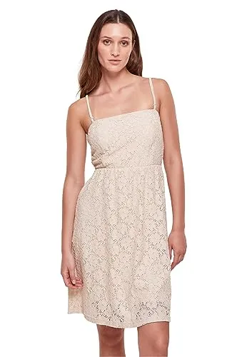 Urban Classics Damen Kleid Ladies Laces Dress softseagrass 5XL - Freizeitkleider für Damen, modisches Design mit Laces und bequemer Passform, ideal für lässige Anlässe.