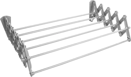 Wandmontierter klappbarer Wäschetrockner 60 cm - Praktischer Wäscheständer für kleine Räume, leicht abnehmbar und platzsparend, ideal für Badezimmer oder Balkon.