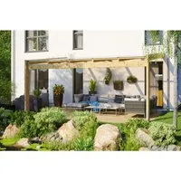 Produktbild Skan Holz Terrassenüberdachung Novara 557 cm x 259 cm