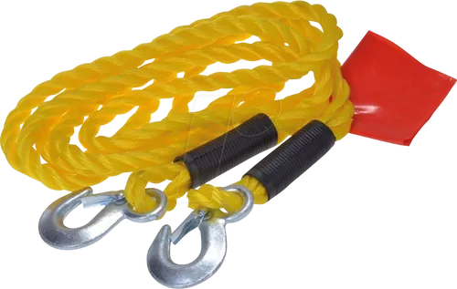 KFZ SEIL 3500 - KFZ - Abschleppseil, 3500 kg, gelb