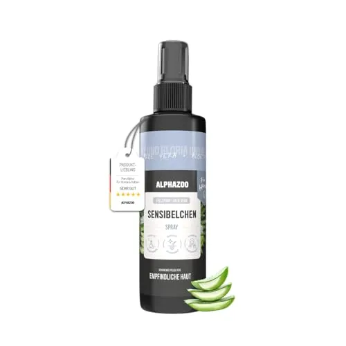 alphazoo Sensibelchen Fellspray für Hunde 250ml von alphazoo