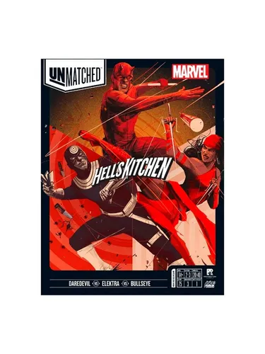 Unmatched Marvel: Hell's Kitchen - Strategisches Gesellschaftsspiel, langlebig und flexibel gestaltbar mit hochwertigen Materialien