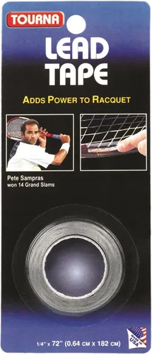 Tourna Bleiband Lead Tape für Schlägertuning silber (Rolle, 20 Gramm)