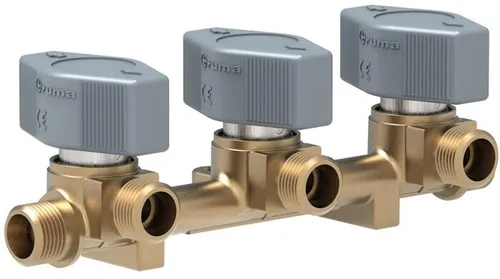 Truma Verteilerblock mit 3 Ausgängen, Messing, 8mm von Truma