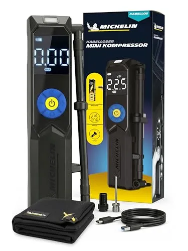 MICHELIN Air Power Mini 2 Li-Ionen Akku Mini-Kompressor kabellos 9,9 bar