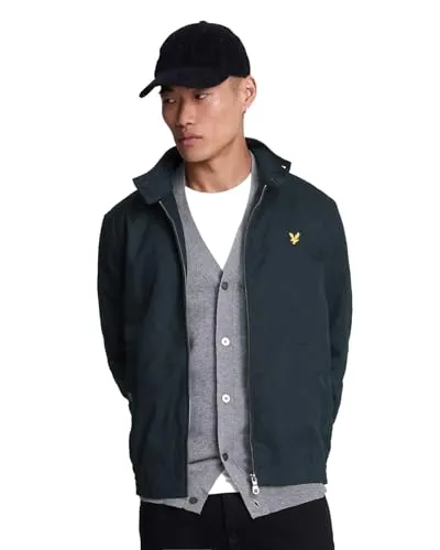 Lyle & Scott Herren Blouson Jacke | British Classic | Harrington mit Tartan Innenfutter