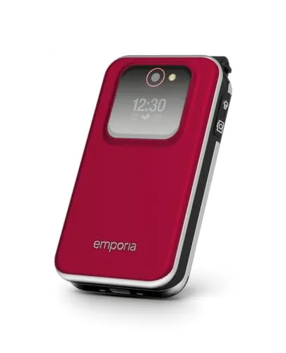 Emporia JOY LTE - Big Button 4G Flip Handy - Seniorenhandy mit großem 2,8-Zoll-Bildschirm, einfacher Bedienung und 4G/LTE für optimale Gesprächsqualität, ideal für ältere Menschen.