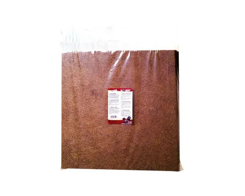 Hobby Terraristik Kokos-Matte 50 x 50 cm - 4 Stück - Dekor für Terrarien, 100% Naturprodukt aus Kokosfasern, idealer Klettergrund für Tiere, geschützt gegen schnelle Verrottung durch Gummierung mit Naturkautschuk.