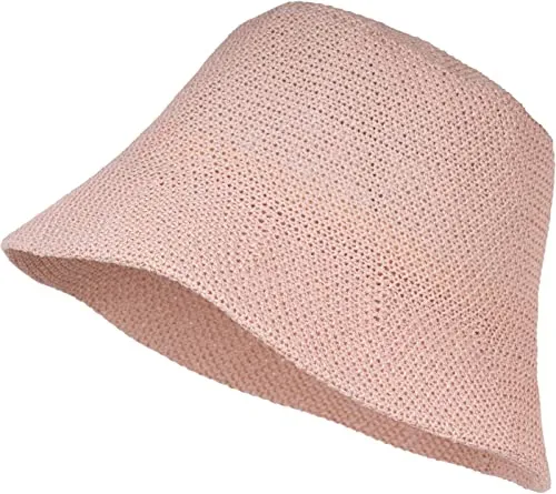 styleBREAKER Damen Papierstroh Sonnenhut | Faltbarer Fischerhut - Sommerhut für Damen im Bucket Hat Look, leicht und faltbar für Reisen. Optimaler Sonnenschutz mit breiter Krempe und elastischem Schweißband für hohen Tragekomfort.