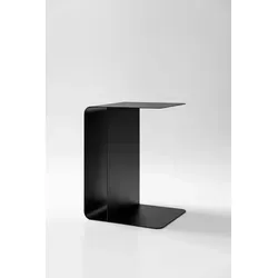 Metallbude Beistelltisch COSMO - 2in1 Design Couchtisch, rutschfest und montiert - Ablagetisch in elegantem Schwarz, pulverbeschichtet für hohe Langlebigkeit, ideal für jeden Wohnraum, direkt einsatzbereit ohne Montage.