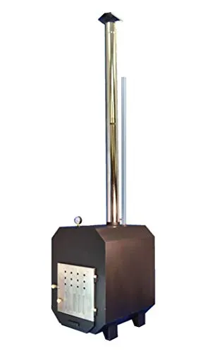 TRONGAARD Poolofen/Poolheizung/Ofen für Badetonnen/Badefässer 80KW - mit Holz befeuert