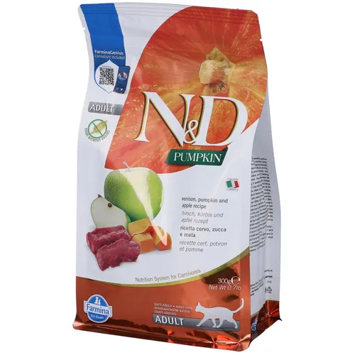 Trockenfutter Farmina N&D Pumpkin Hirsch & Apfel - Katze Adult