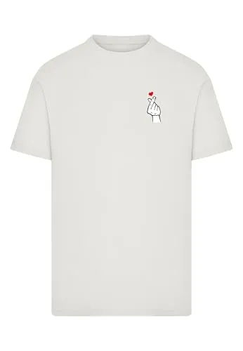 Mister Tee Herren Mt2826-love Sign 2.0 T-Shirt, Lightasphalt, L EU - T-Shirts für Herren, ideal für jeden Anlass mit hohem Tragekomfort und pflegeleichtem Material für einen unkomplizierten Lifestyle.