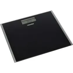 Mesko MS 8150b kleine Personenwaage digital Schwarz Batterie Glas