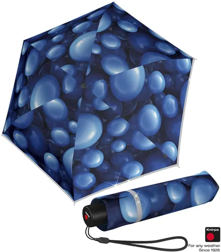Knirps® Taschenregenschirm Rookie Manual - Taschenschirm mit manuellem Öffnen, windkanal getestet und reflektierend, ideal für unterwegs – bleibt leicht und handlich im Gepäck.