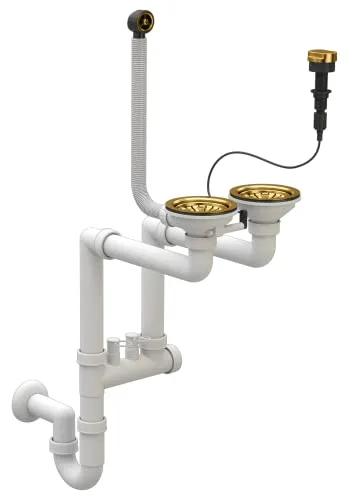 Granitan Platzsparendes Küchenspülen Siphon, Küchenspülenablauf