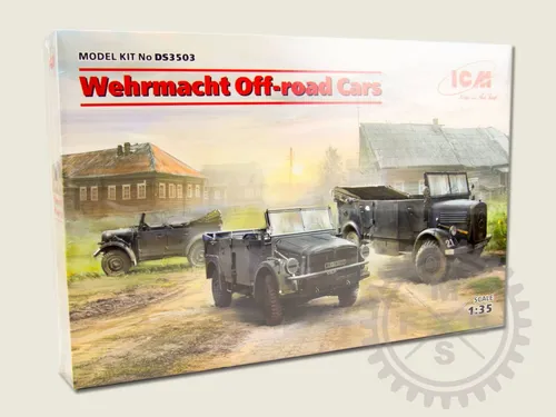 Wehrmacht Off-road Cars (Kfz.1, Horch 108 Typ 40, L1500A) / 1:35 - ICM