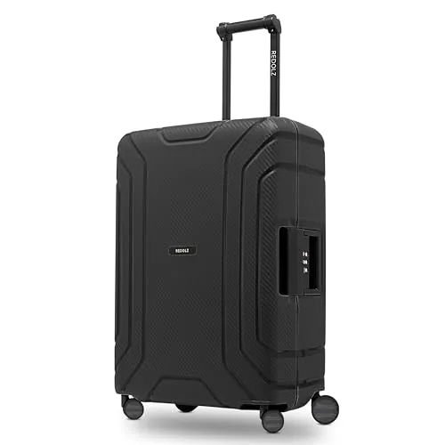 Redolz Hartschalen-Trolley Essentials 15 - 4-Rollen Koffer - Stylischer Hartschalen-Trolley in deep black mit TSA-Schloss, ideal für sicheres Reisen. Leicht und geräumig mit 70 l Volumen, perfekt für Kurztrips oder den Urlaub.