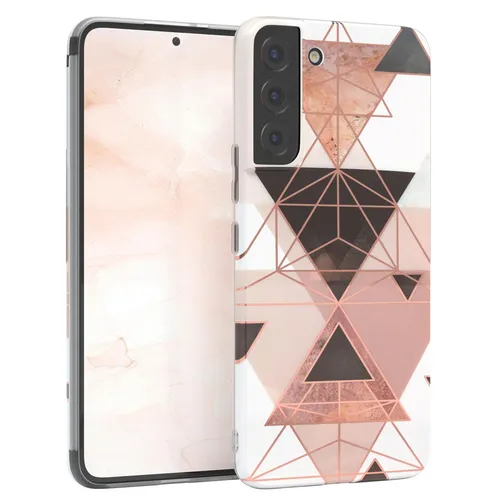 Für Samsung Galaxy S22 Plus 5G IMD Schutzhülle TPU Handy Hülle Case Rosabraun