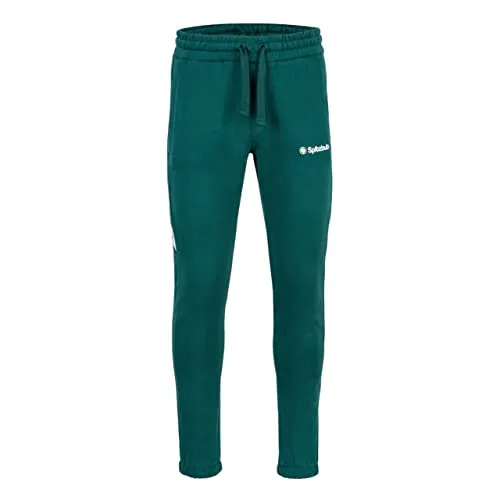 Spitzbub Jogginghose Sweatpants Sporthose in Grün (XXL) - Sport – Jogginghosen für Herren, super bequem mit elastischem Bund und Reißverschluss-Taschen für sicheren Stauraum beim Sport.