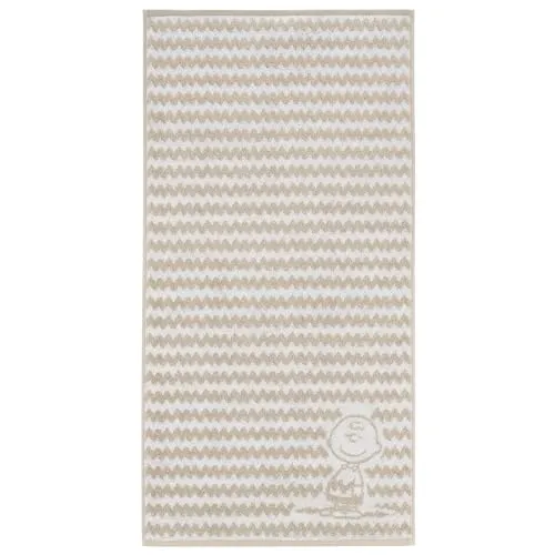 Vossen Handtücher Peanuts Charlie Brown Tibet - 0002 in beige von Vossen