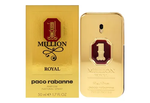 Paco Rabanne 1 Million Royal Extrait Parfum für Männer - Luxuriöser Herrenduft mit holzig-amberner Note, ideal für besondere Anlässe. Frische Zitrusnoten vereinen sich mit aromatischen Akzenten für einen unvergesslichen Eindruck.