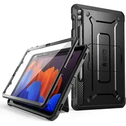 Hülle Galaxy Tab S9FEPlus 12.4 Bumper 360Grad Ständer SPen Schwarz