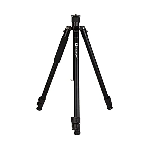 Matterport Pro Tripod schwarz - Stabil und Vielseitig - Aluminium Stativ für Matterport Pro2, Pro3 und mehr, max. Höhe 166 cm, belastbar bis 5 kg, ideal für professionelle Aufnahmen.