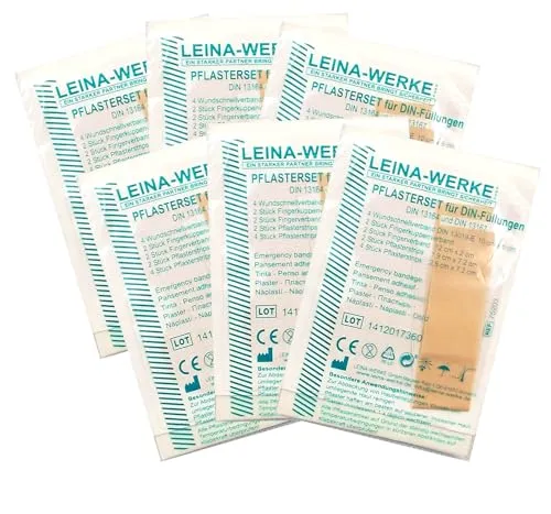 Pflasterset 84-teilig für Füllung nach aktueller DIN 13169 