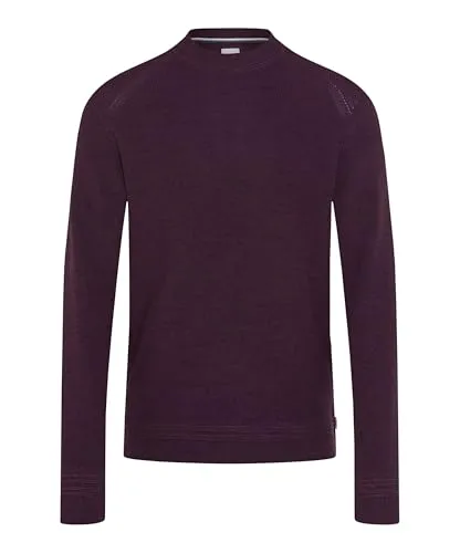 Brax Rundhalspullover L (52) - Herren-Pullover aus hochwertiger Materialkombination: 44% Baumwolle, 29% Polyacryl, 27% Wolle für optimalen Tragekomfort und Wärme.
