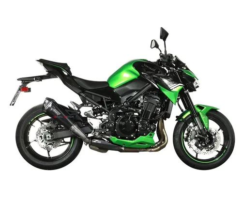 Auspuff Schalldampfer Mivv Delta Race Stahl Schwarz Kawasaki Z 900 2020 > 2023