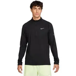 Nike Stride 1/4 Zip Herren Laufshirt - Schwarz - M - Laufbekleidung mit optimalem Komfort und Bewegungsfreiheit für alle Laufeinheiten, ideal für sportliche Männer.