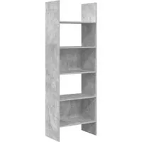 vidaXL Bücherregal Betongrau 60x35x180 cm in grau von vidaXL