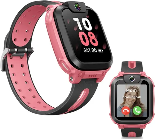 Ruopoem Kinder Smartwatch 4G GPS - Smartwatch für Kinder mit HD Kamera, Videoanruf und Spielen, ideal als Geschenk für Jungen und Mädchen ab 5 Jahren.