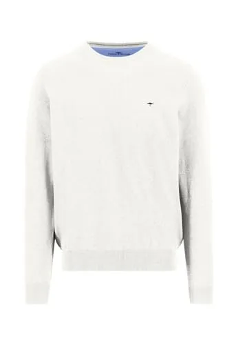 FYNCH-HATTON Feinstrickpullover aus Reiner Baumwolle - Hochwertiger Feinstrickpullover aus 100 % Baumwolle für optimalen Tragekomfort. Vielseitig kombinierbar für Freizeit und Alltag. Pflegeleicht und formbeständig – ideal für jeden Anlass.