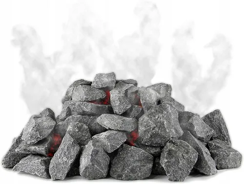 Natur Saunasteine Heizsteine Aufgusssteine für Saunaöfen ohne Schwefelmine 25 kg
