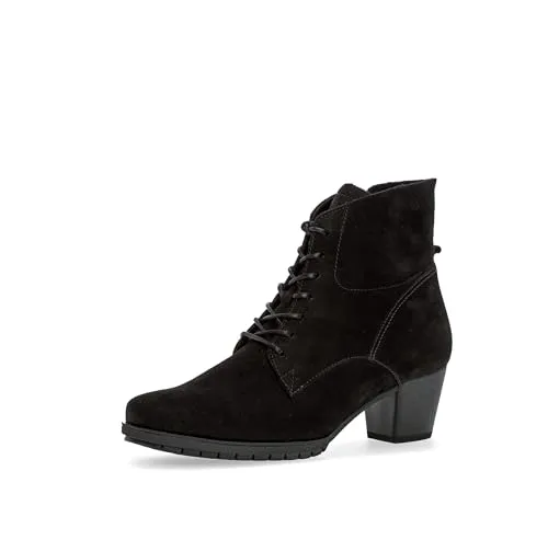 Gabor Damen Ankle Boots - Komfortable Stiefeletten für jeden Anlass - Kategorie: Wanderschuhe, ideal für Komfort und Stil mit zusätzlicher Mehrweite (H) für perfekten Sitz und Blockabsatz für angenehmes Gehen.