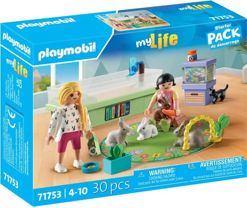 PLAYMOBIL myLife Starter Pack Familie mit Hasen 71753