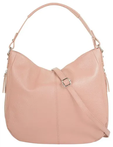 Cluty Shopper Damen 021407 rosa - Elegante Handtasche mit Smartphonefach - Handtasche aus 100% Rindleder mit viel Stauraum und sicherem Smartphonefach. Verstellbarer, abnehmbarer Schultergurt für individuellen Tragekomfort.