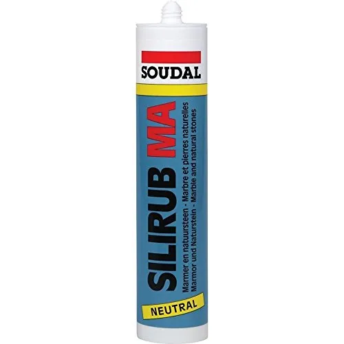 Soudal 104547 Naturstein-Silikon Silirub MA 310ml in travertin