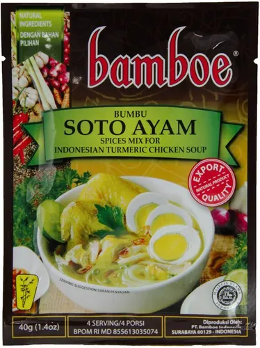 [ 40g ] Bamboe Gewürzpaste SOTO AYAM für indonesische Hühnersuppe