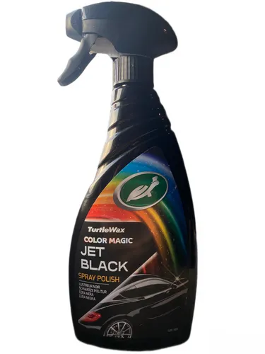 Turtle Wax Hybrid Jet Black Spray Polish 500ml - Autopflege & Motorradpflege, bietet eine hochglänzende Finish und schützt die Lackoberfläche vor Umwelteinflüssen.