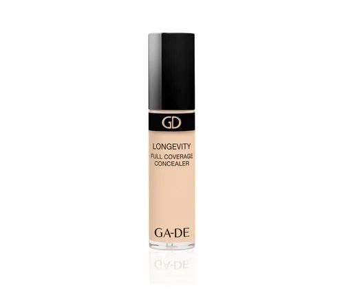 GA-DE Longevity Full Coverage Concealer - Cremiger Concealer für einen makellos natürlichen Teint. Bietet volle Deckkraft und sorgt für ein ebenmäßiges Hautbild. Mit innovativem Applikator für einfache Anwendung und optimalen Komfort.